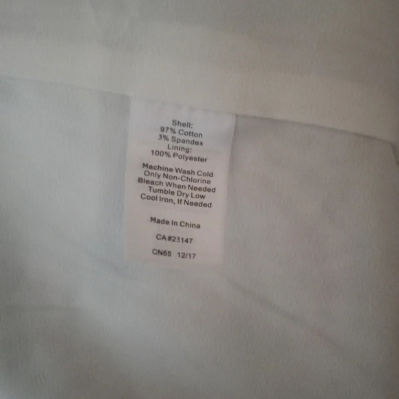 Talbot's‎ Knee Length Floral Medallion Print Cotton Side Zip Skirt Size 12 - Picture 5 of 6